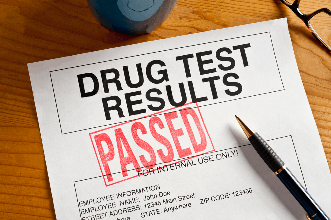 results drug test for MRO